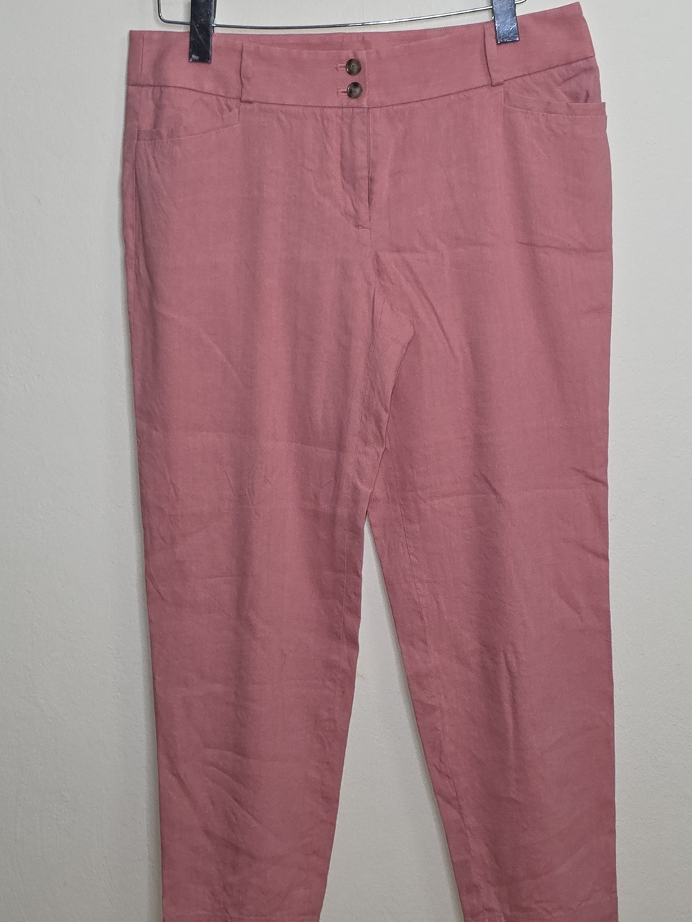 LOFT "Marisa" Dusty Rose High-Rise Tailored Pants